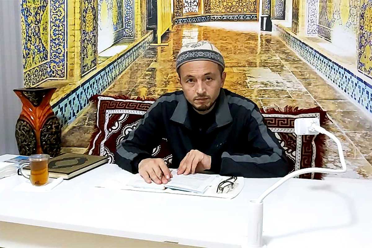 Yusufhon Zakaria, a 38-year-old Kyrgyz imam whose support for girls’ education has earned him a huge following on Instagram and Youtube. (Photo courtesy of Y. Zakaria)