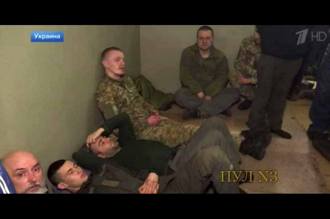 Anna Vuiko recognised her father Roman in a report on Russian television weeks after the 50-year-old man was taken from his house in Hostmel. She recognised him in the man on the far left, among a group of men held in a room that looked like a basement.